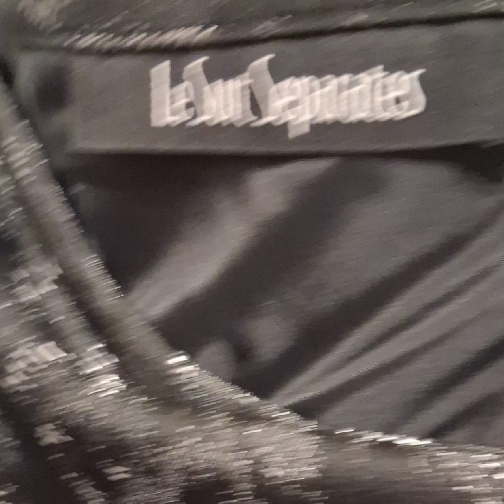 Le Suit Black and Silver Patterned Pencil Skirt - Picture 7 of 9